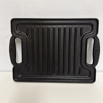 Emeril's Cast Iron Reversible Grill Griddle With Handles 14 x 10 in.
