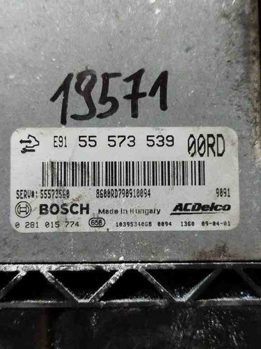 OPEL INSIGNIA A G09 Motorsteuergerät ECU 55573539 1.80 Petrol 103kw 31939756
