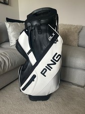Ping DLX Cart Bag / 14-Way Divider / White, Black