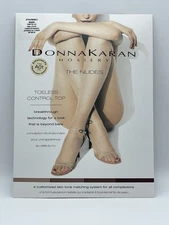 Donna Karan Hosiery, Small, A01, K0A069, Toeless Control Top