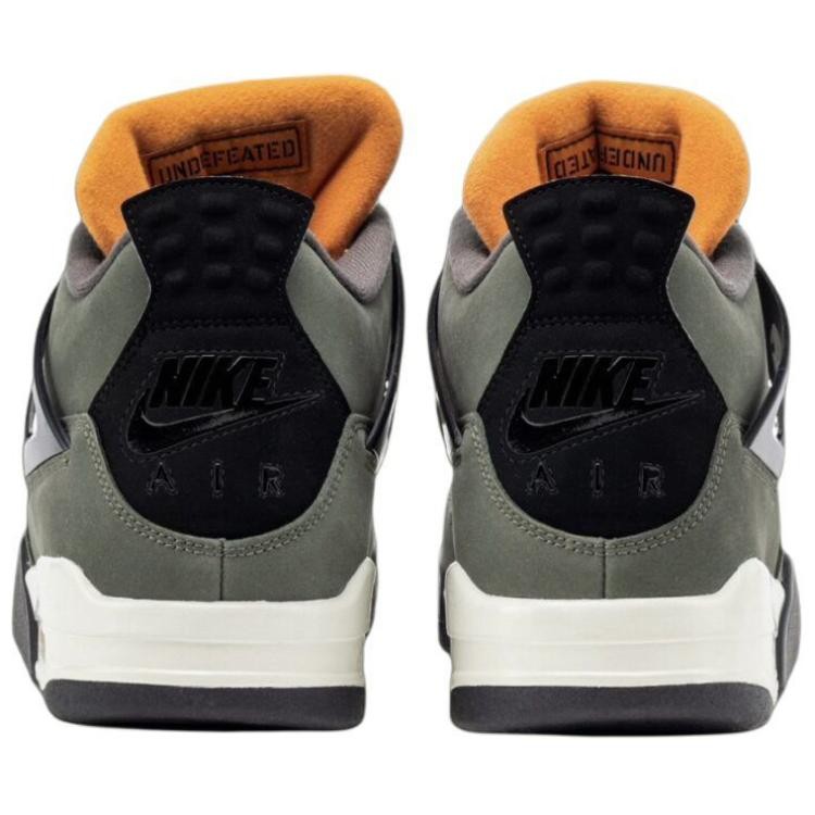 Size 7.5 - Undefeated x Air Jordan 4 Retro 2025 Green for sale
