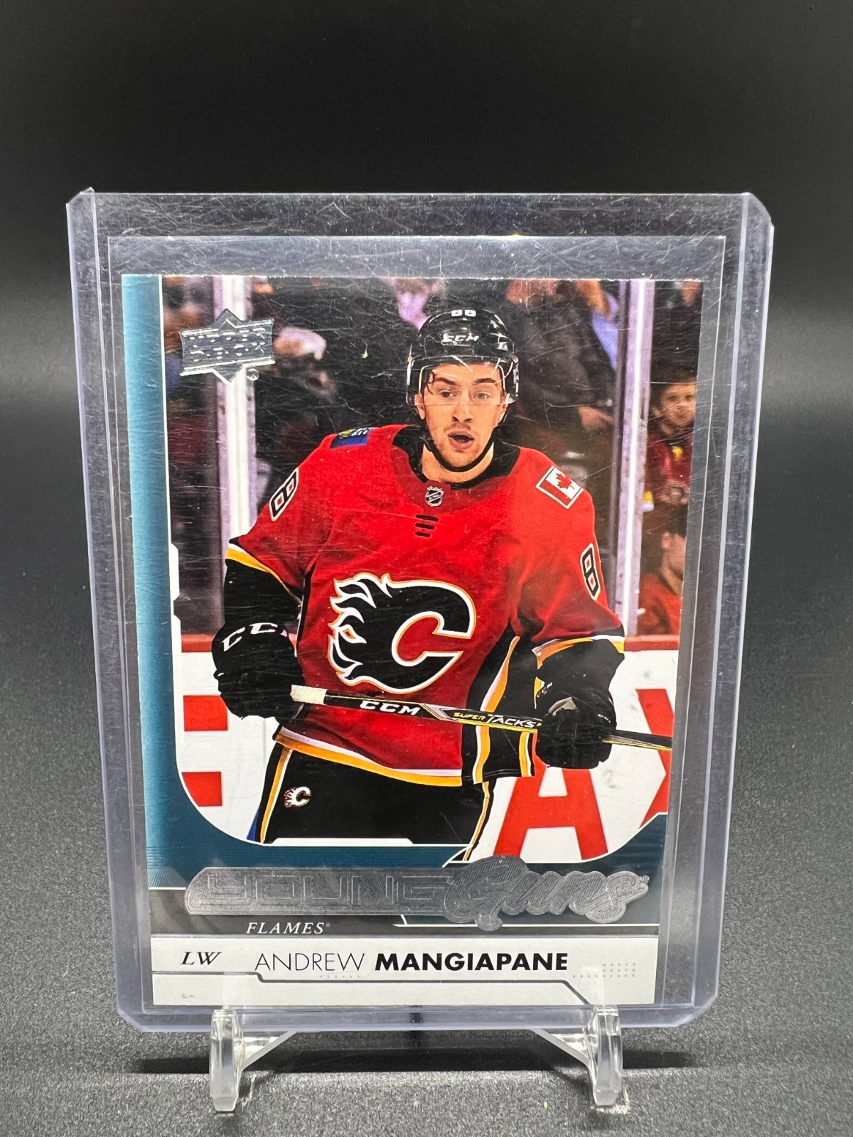 2017-18 Upper Deck #497 Andrew Mangiapane YG RC Young Guns Rookie Calgary Flames