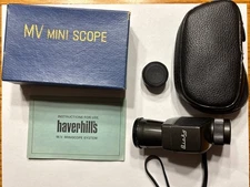Vintage Haverhill’s Miniscope- Excellent Condition With Case and Box