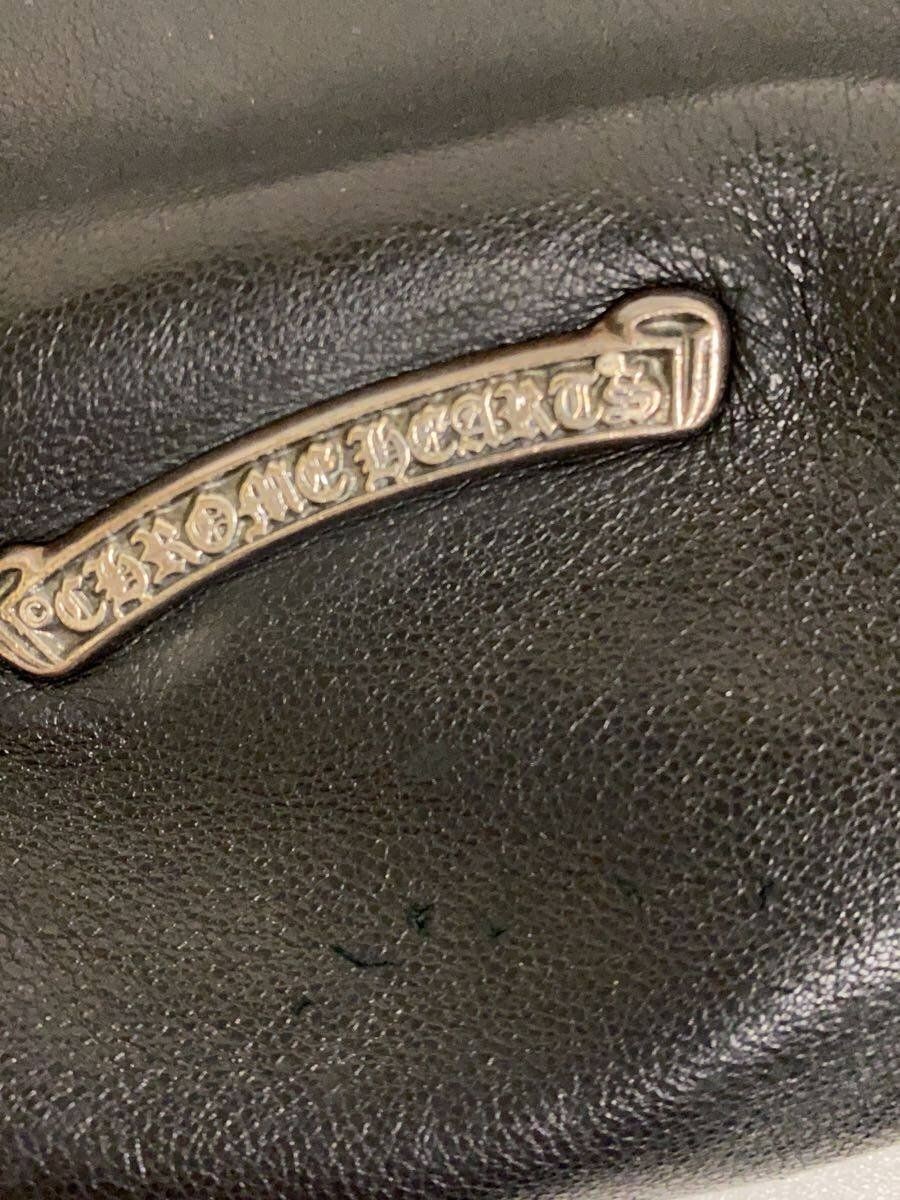 Chrome Hearts Other Drw Strng Sack Crs Patch Drawstring Bag Leather Blk Used thumbnail 7