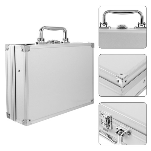 Toolbox Mini Travel Shopping Handheld Briefcase Metal Hard Briefcases for Men