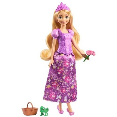 Mattel Disney Princess Snap-On Rapunzel Dress-Up Playset With 1 Doll - Pretend _