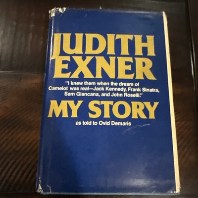 My Story by Judith Exner 1st First Edition HCDJ John F Kennedy Frank Sinatra