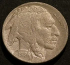 1919 D Buffalo Nickel Semi-Key Date Horn Details Holo-Restored Five 5c Coin E298