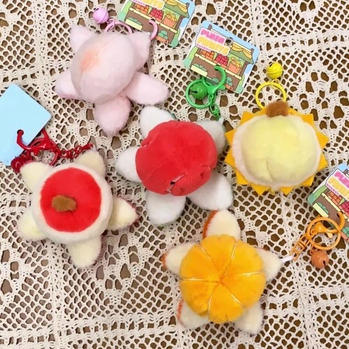 Colgantes de peluche de frutas de sandía simulación de frutas adornos para muñecas de peluche