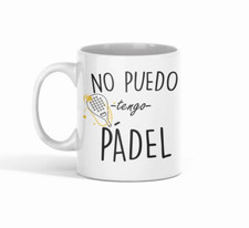 No puedo tengo Pádel. taza de cerámica apta para microondas y lavavajillas. 335l