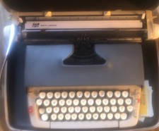 SCM SMITH CORONA CLASSIC 12 Typewriter Charcoal Grey with Case  thumbnail