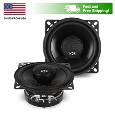 NVX NSP4 120 Watt 4" 2-Way N-Series Coaxial Car Audio Stereo Speakers