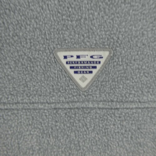 Columbia PFG Women's Gray Pink Lined M Fleece Vest Performance Fishing Gear Hike - Picture 7 of 8