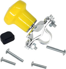 Perilla giratoria universal para volante con funda de goma