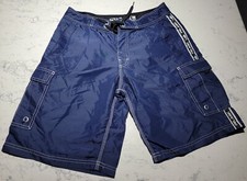 Pelagic Board Shorts Mens 30 Blue High Performance Swim Trunks 9.5" Inseam