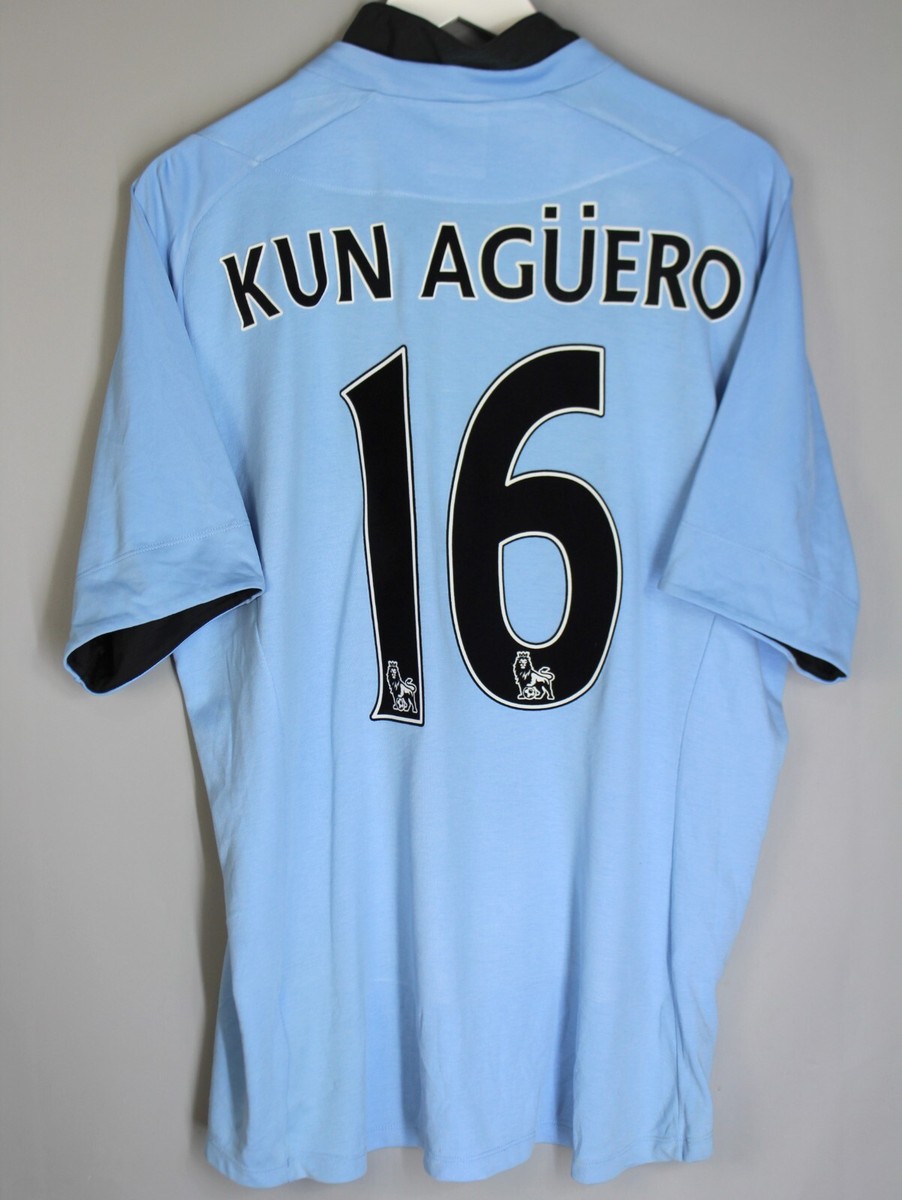 MANCHESTER CITY 2012 2013 HOME SHIRT JERSEY UMBRO #16 KUN AGUERO
