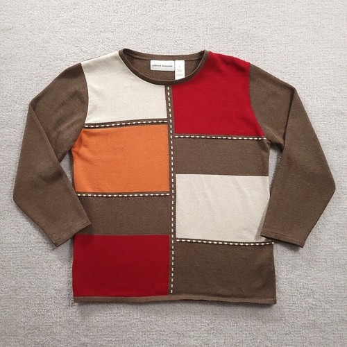 Small Pullover Sweater Colorblock 
