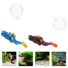 2 Sets Floating Decorative Balls Scuba Fish Tank Aquarium Statue