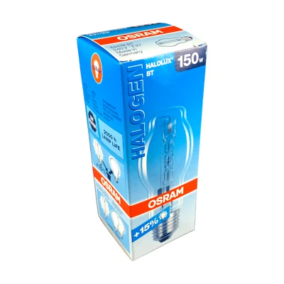 OSRAM 150W 230V E27 2550lm HALOLUX BT 64478 KL TRANSPARENTE