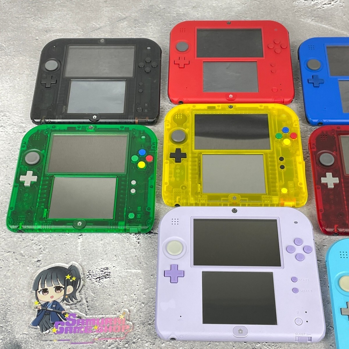 Nintendo 2DS Console Only Various Colors Select Charger Nintendo 2DS Console Only Various Colors Select Charger