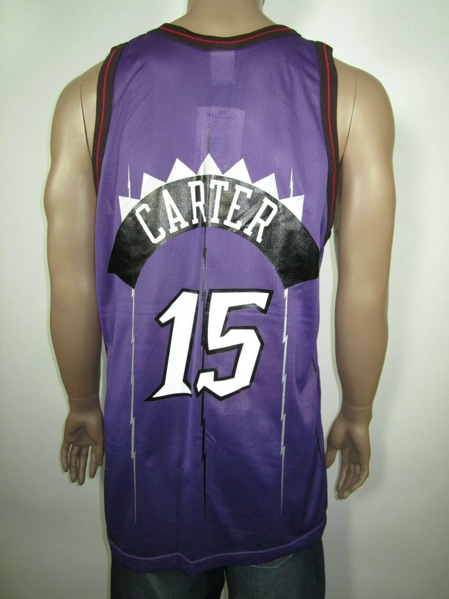 Vintage Vince Carter Jersey Toronto Raptors NBA Basketball Jordan Champion