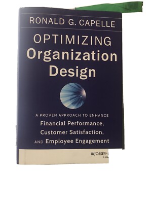 Optimizing Organization Design (Hardback or Cased Book) New Free Shipping