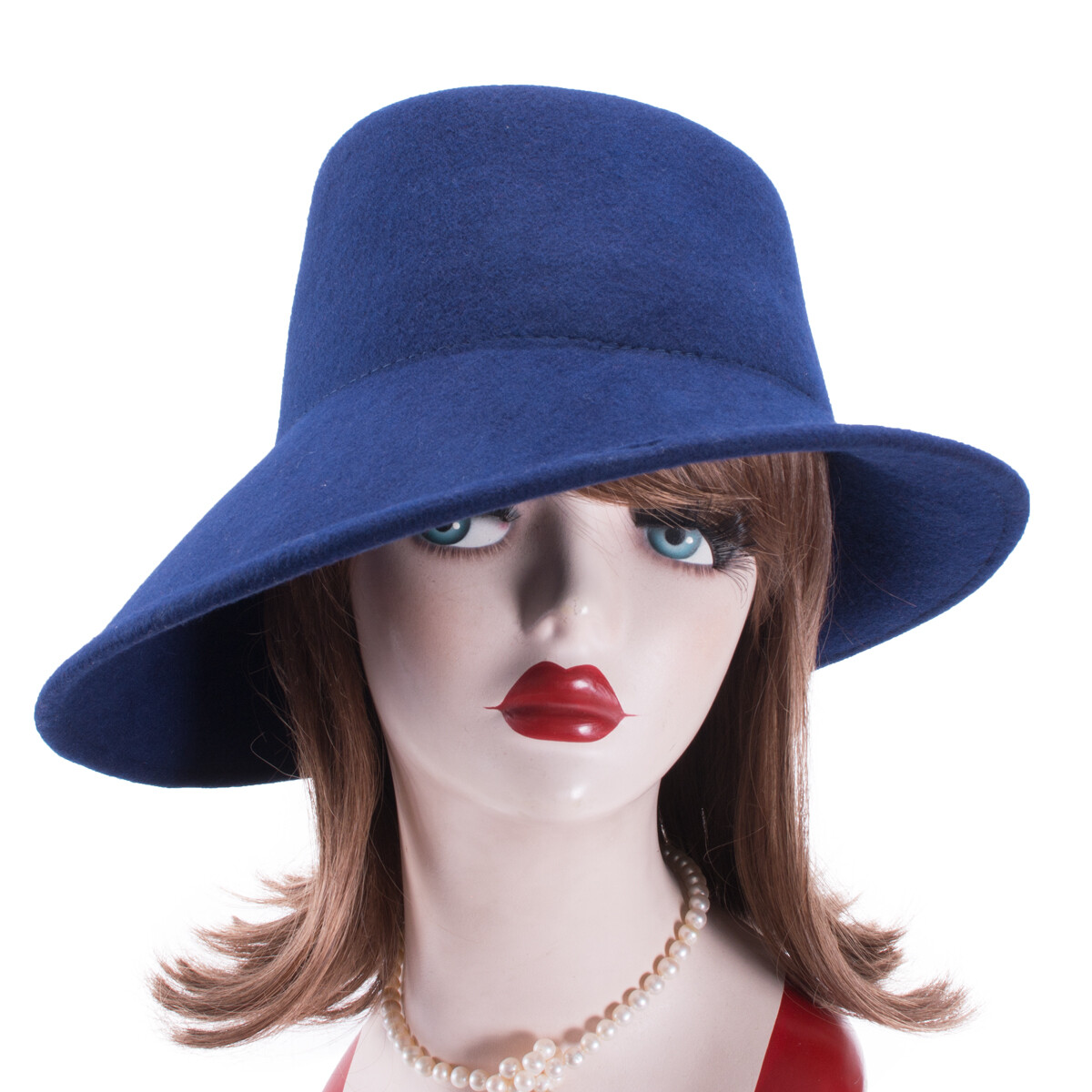 Wool Felt Fedora Hat Asymmetrical Brim Classic Church Wedding Vintage Style Asymmetrical Fedora - Etsy main image 4