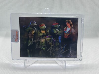 Francois Chau Ninja Turtles Sketch Card #/50 John Rudolph Signed GCOA Program Sh