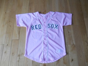 Majestic JASON VARITEK Pink BOSTON RED SOX Girls MLB Team Replica JERSEY 12-14 | eBay