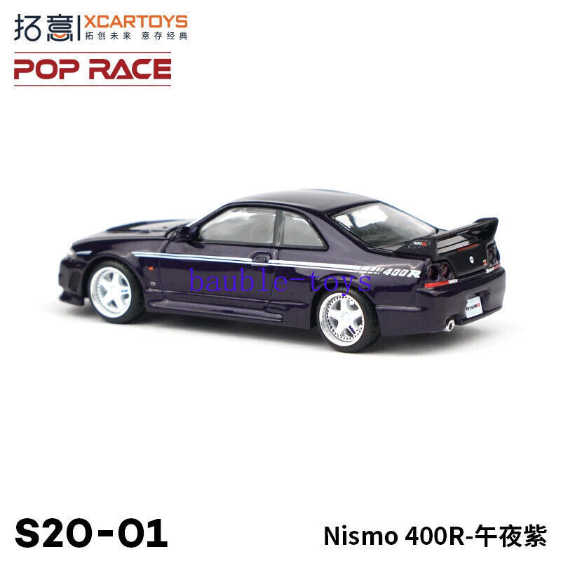 XCarToys x Pop Race 1:64 GT-R NISMO 400R MIDNIGHT PURPLE