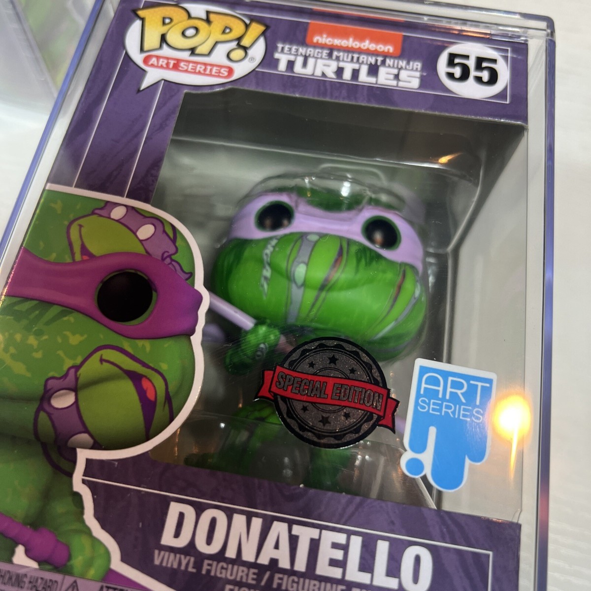 Funko POP Art Series Donatello # 55 W/ Protective Case | eBay