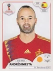 Panini Sticker World Cup 2018 Russia No. 146 Andres Iniesta ESP Spain Image NEW