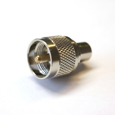 Antennenadapter PL Stecker / FME Nippel - schraubbar - kein Löten notwendig
