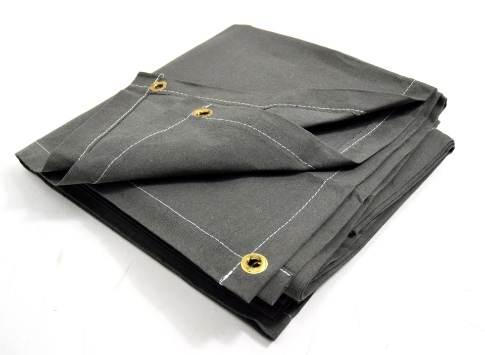 Swiss Army Heavy Duty Canvas Sheet Waterproof Tarpaulin Tarp Shelter Military - Image 2 of 4