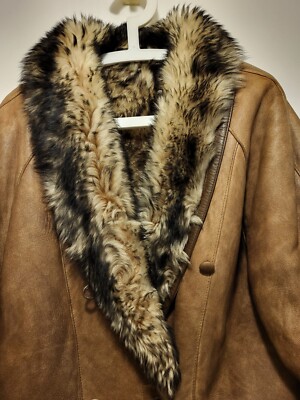 Genuine Toscana Sheepskin Leather Coat Jacket Men M Authentic Made In Korea
