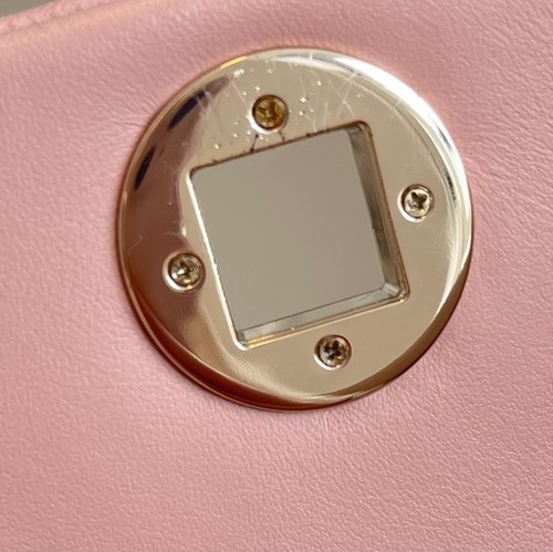 KATE SPADE Natalia Square Crossbody Bag Rose Smoke Pink K8162 Quilted Leather - Picture 7 of 8