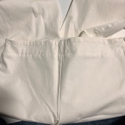 Pantaloni chino Talbots Heritage bianchi piatti davanti elasticizzati taglia 10 usati in ottime condizioni - Foto 4 di 4
