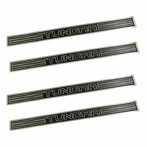 OEM 2007-2021 TUNDRA CREW MAX PLATINUM DOOR SILL PROTECTORS SATIN