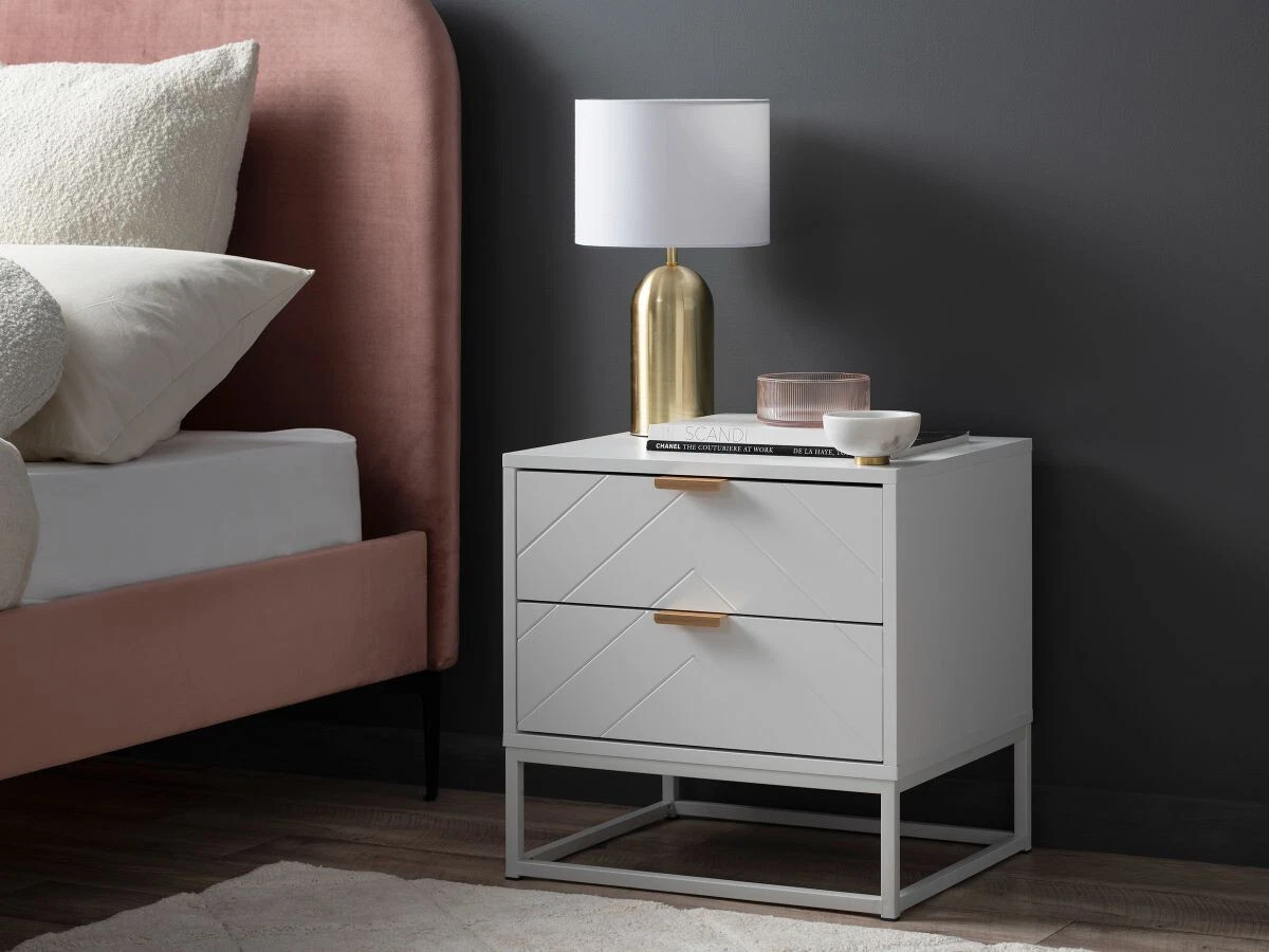 Bedside tables ebay white deals