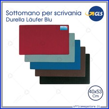 Tappetino Per Scrivania Grande PATIKIL 24x13 Pollici - Doppia Faccia Pelle PU E Camoscio, Antiscivolo, Rosso Scuro