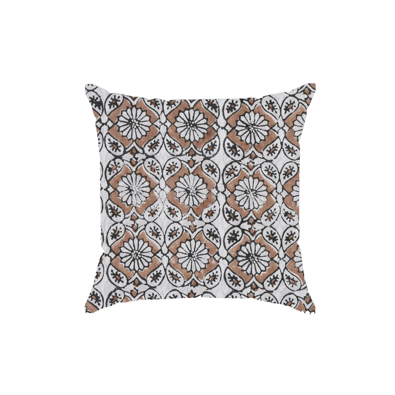 Brown Floral Home Décor Pillows