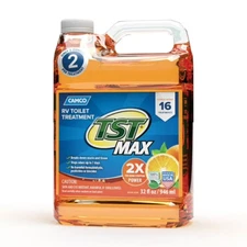 Camco TST MAX RV Toilet Treatment - Ultra-Concentrated Formula - Orange, 32 Oz