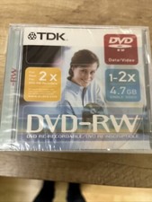 Re-recordable TDK DVDs 