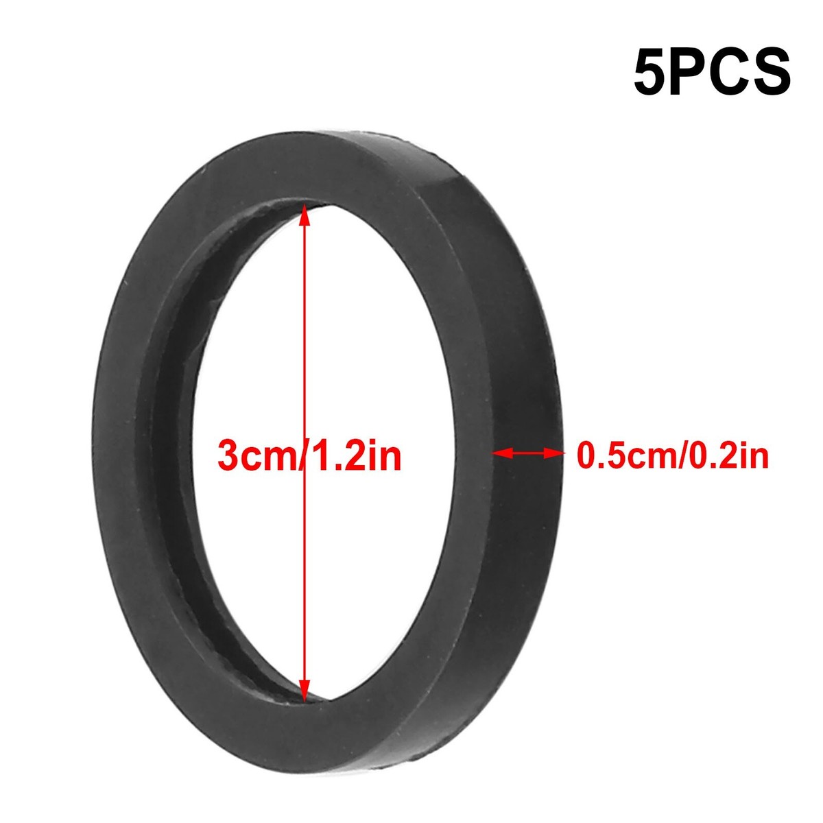 4 Stück Motorrad Tankdeckel Dichtungen - NBR O-Ring 58x38x3mm