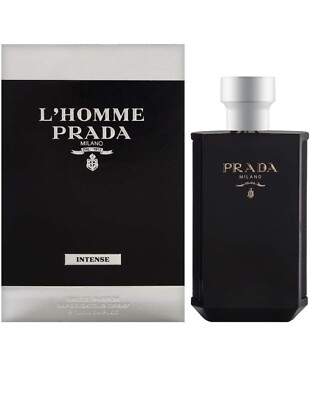 PRADA L'Homme Intense 3.3oz Men's Eau De Parfum Spray - New In Sealed Box