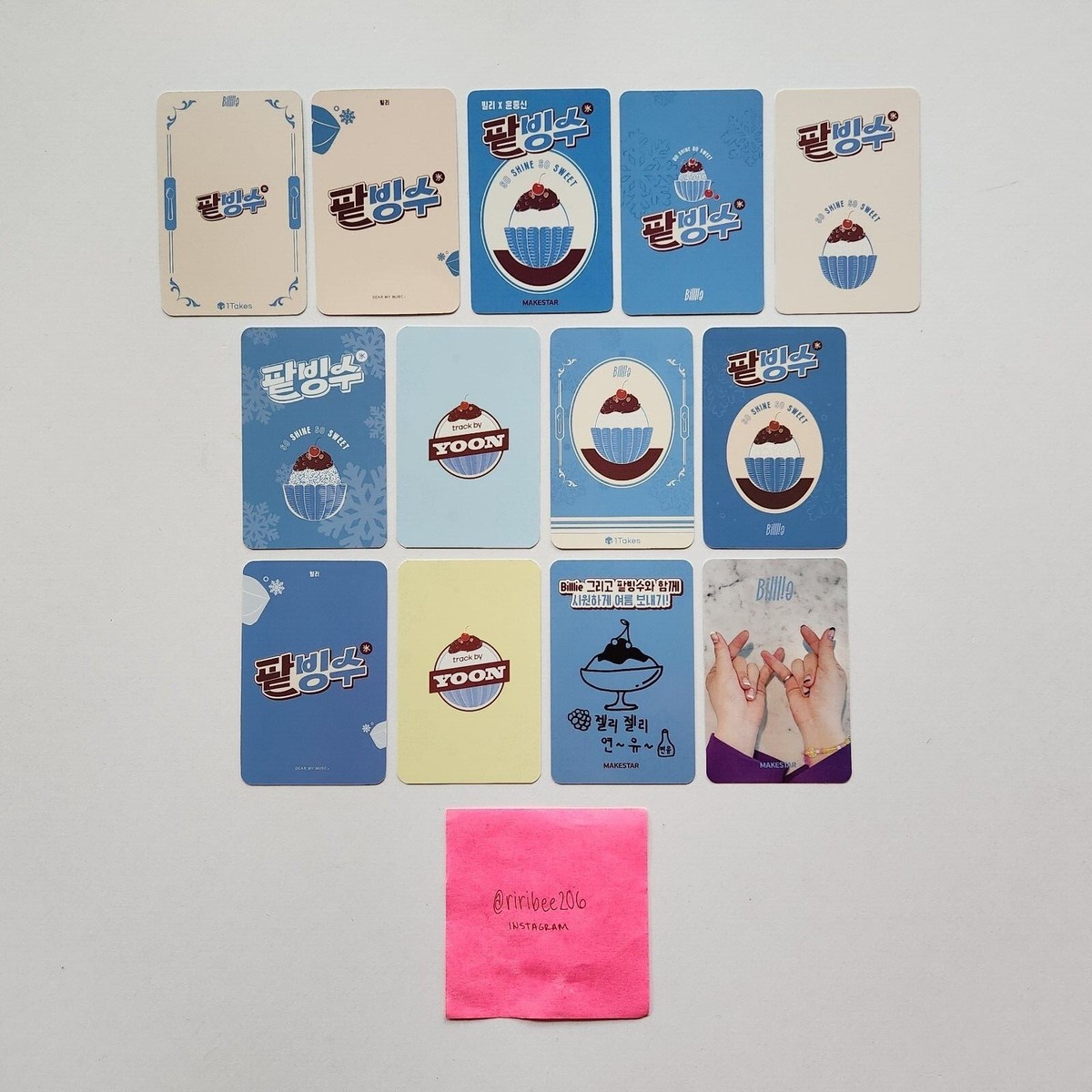 billlie siyoon 'track by yoon: patbingsu' pre-order benefit