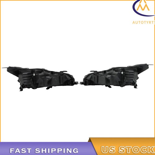 For 2023 24 Nissan Altima Full LED Left+Right Headlights Black Headlamps Halogen - Picture 6 of 8