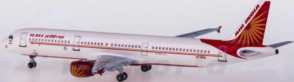 1:400 Aeroclassics AIR INDIA AIRBUS A321 Passenger Airplane