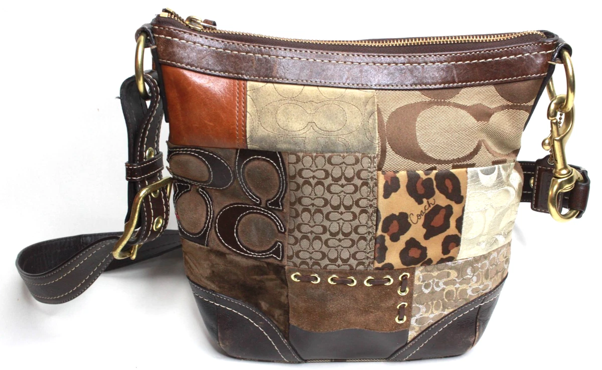 Coach Patchwork Hobo Bag Brown Bags & Handbags for Women for sale