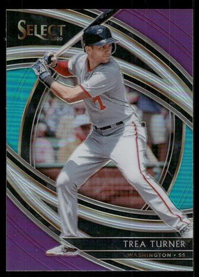 2020 Select Prizms Tri-Color #173 Trea Turner PRM - BB